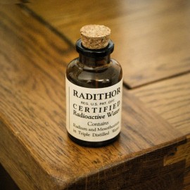 Radithor Bottle - Radium Vintage Science Prop