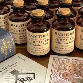 Radithor Bottle - Radium Vintage Science Prop