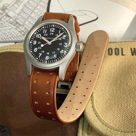 THE M-1907 RUSSET BROWN LEATHER STRAP